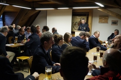 Gut gefüllt war der Schulungsraum der Wiesenthauer Brandschützer